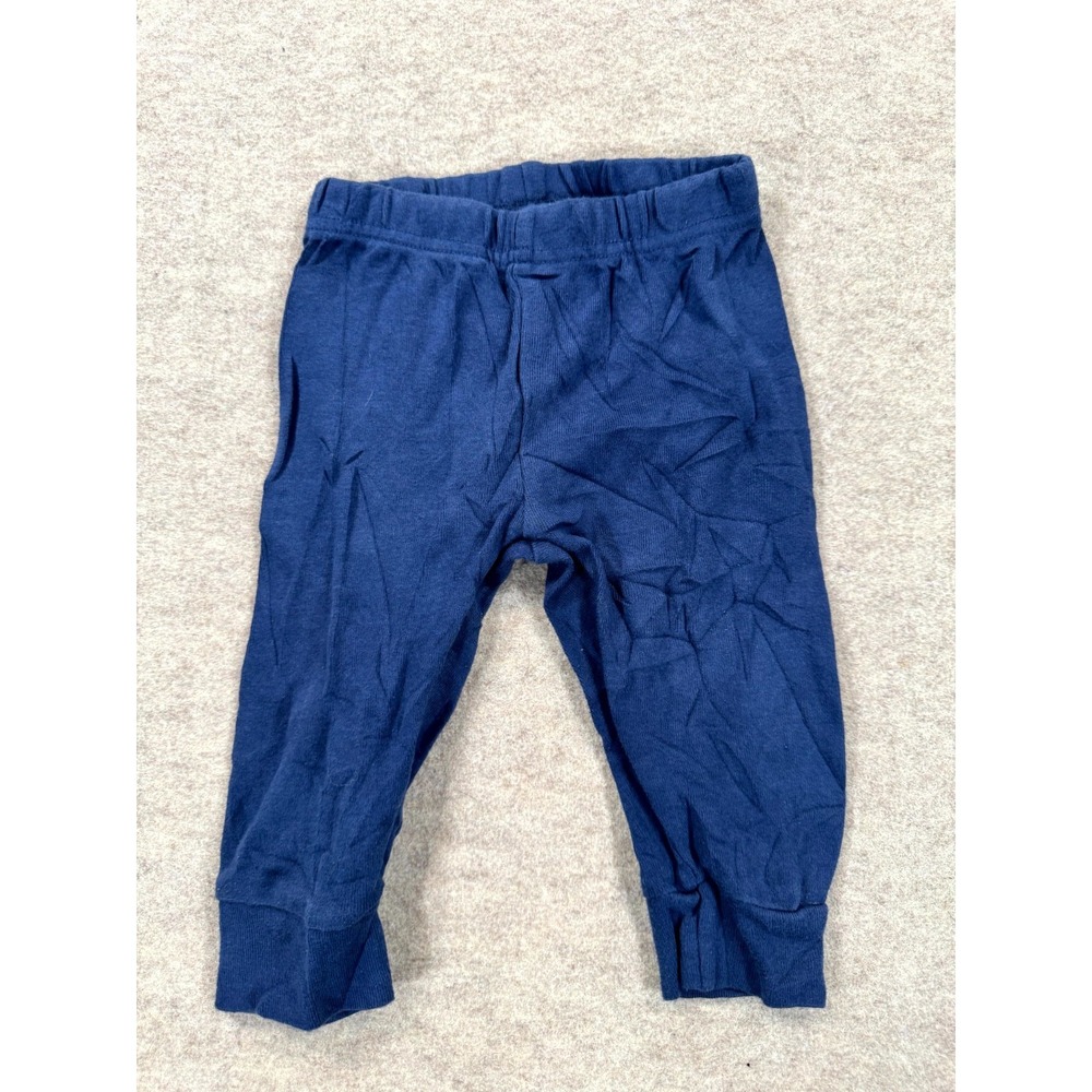 Carter's Just One You knit Pants Baby Unisex 9 Months Navy Blue Cotton Pull On